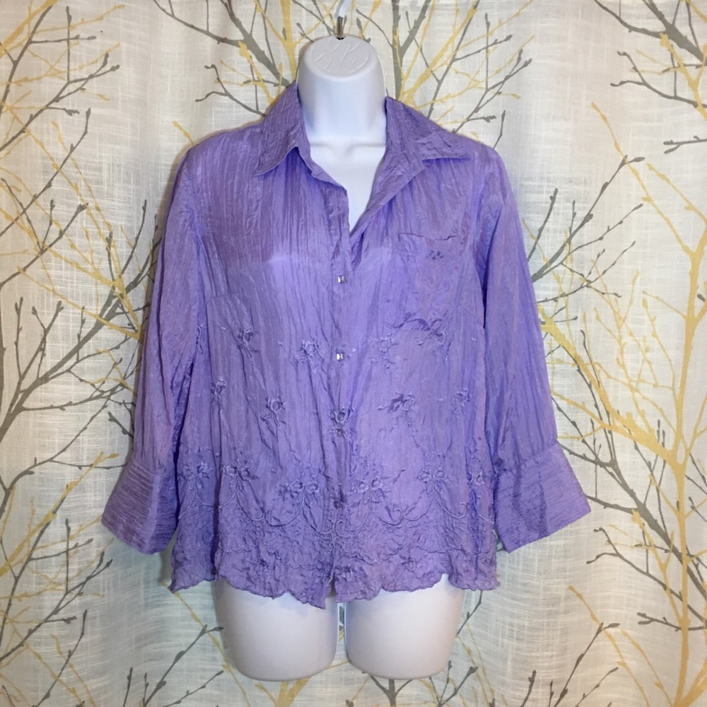 Coldwater Creek Silk Blouse